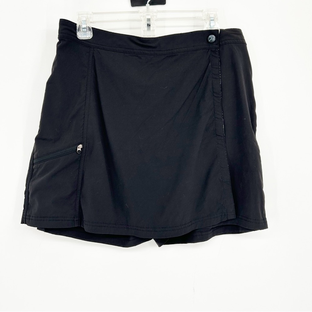 LL Bean Black Women's Athletic Hiking Athleisure Skort Size 10